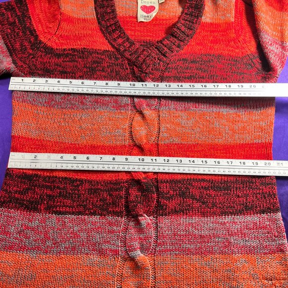 πDerek Heart Knitted Warm Long Sleeves Dress with Cable Pattern - Picture 8 of 14